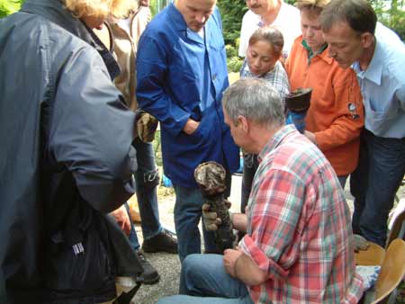 Met z'n allen een hoef bespreken